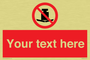 Custom No Heavy Loads Sign